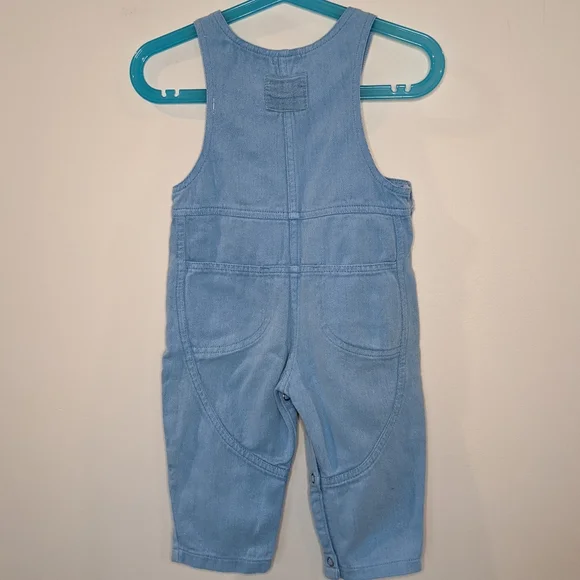 Vintage Izod x Lacoste Blue One-piece Romper Overalls 12 months - Picture 2 of 8